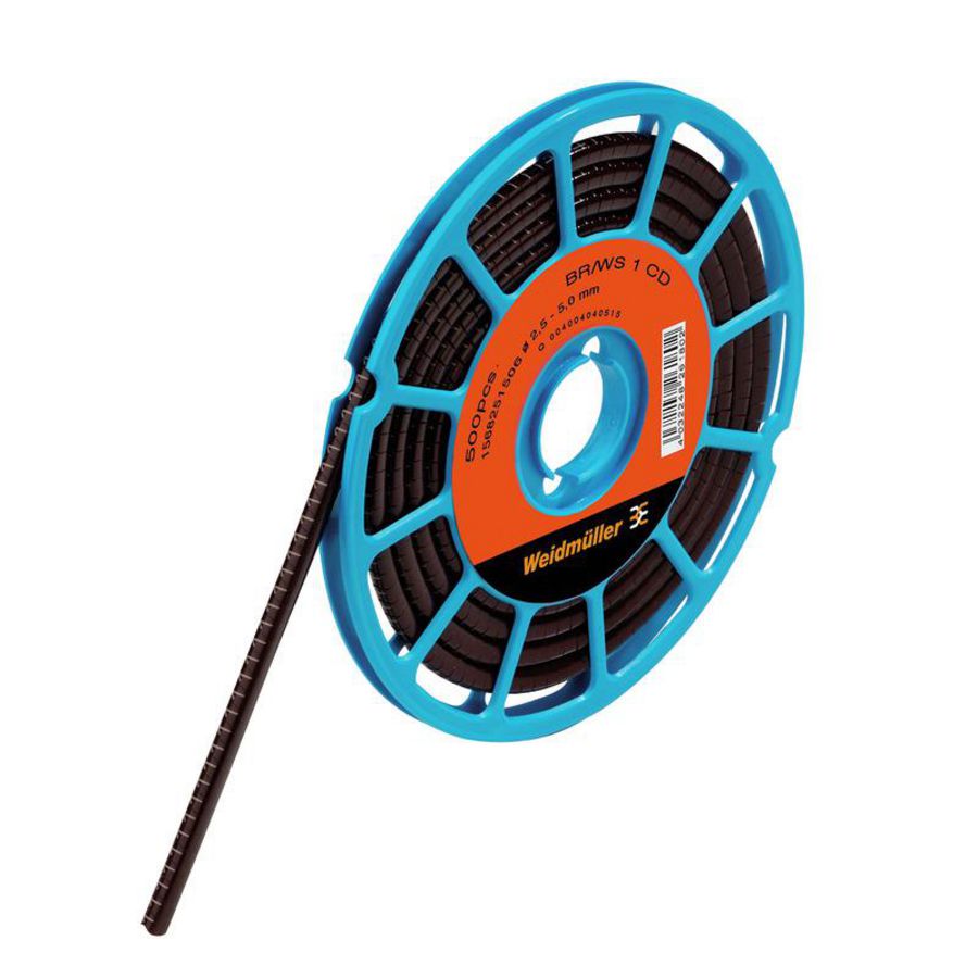 Kabelcoderingsyst. bruin O.D.2.5-5mm PVC s VVE=500