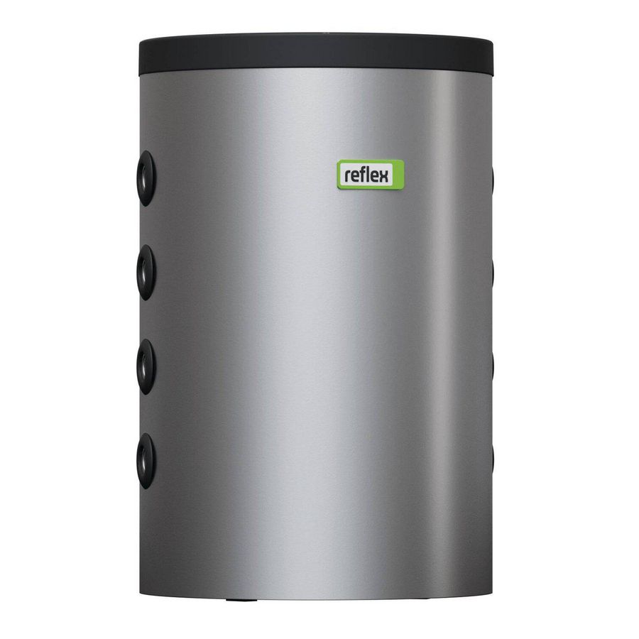 Buffervat STORATHERM HEAT MINI-H-150 3bar 150ltr. zilver tbv (hybride)warmtepomp