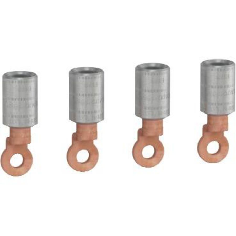 ComPacT - 4 ALU Kabelschoenen en fasescheider - 120MM2