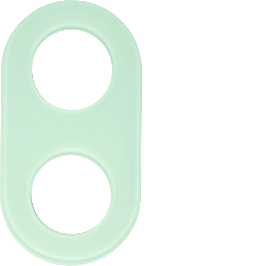 Afdekraam 2-v Serie Glas polarwit