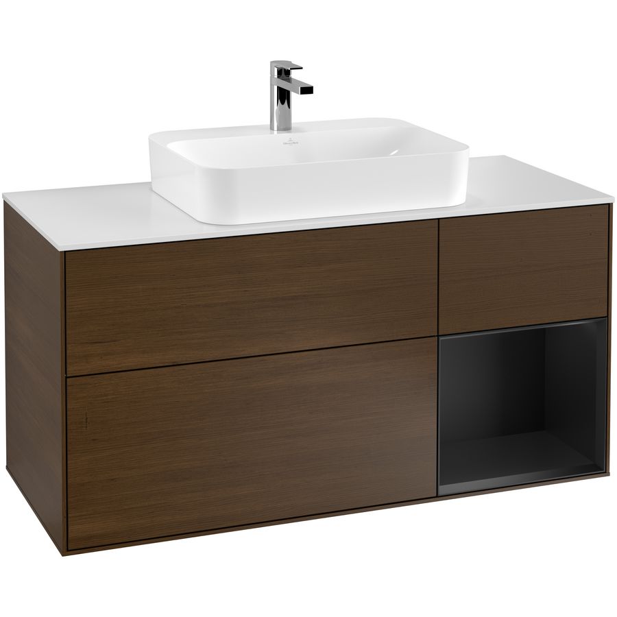 Wastafelonderkast Finion 1200x603x501mm W.Veneer G421PDGN