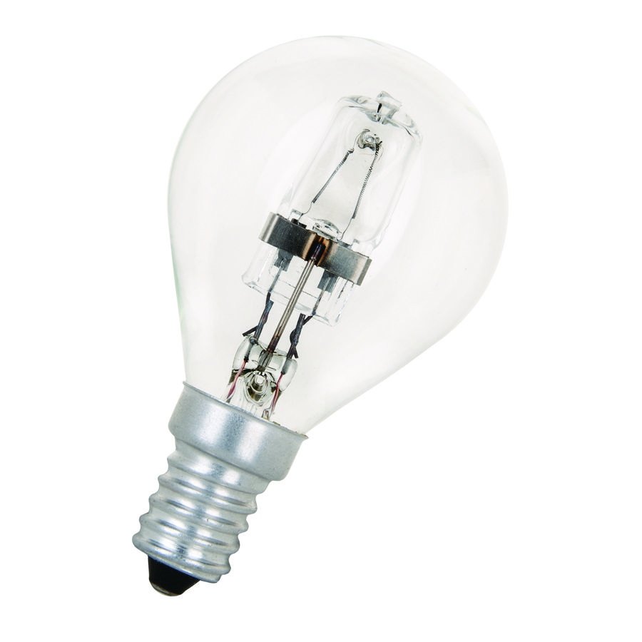 Hoogvolt halogeenlamp zonder reflec. easy eco G45 E14 28W VVE=10