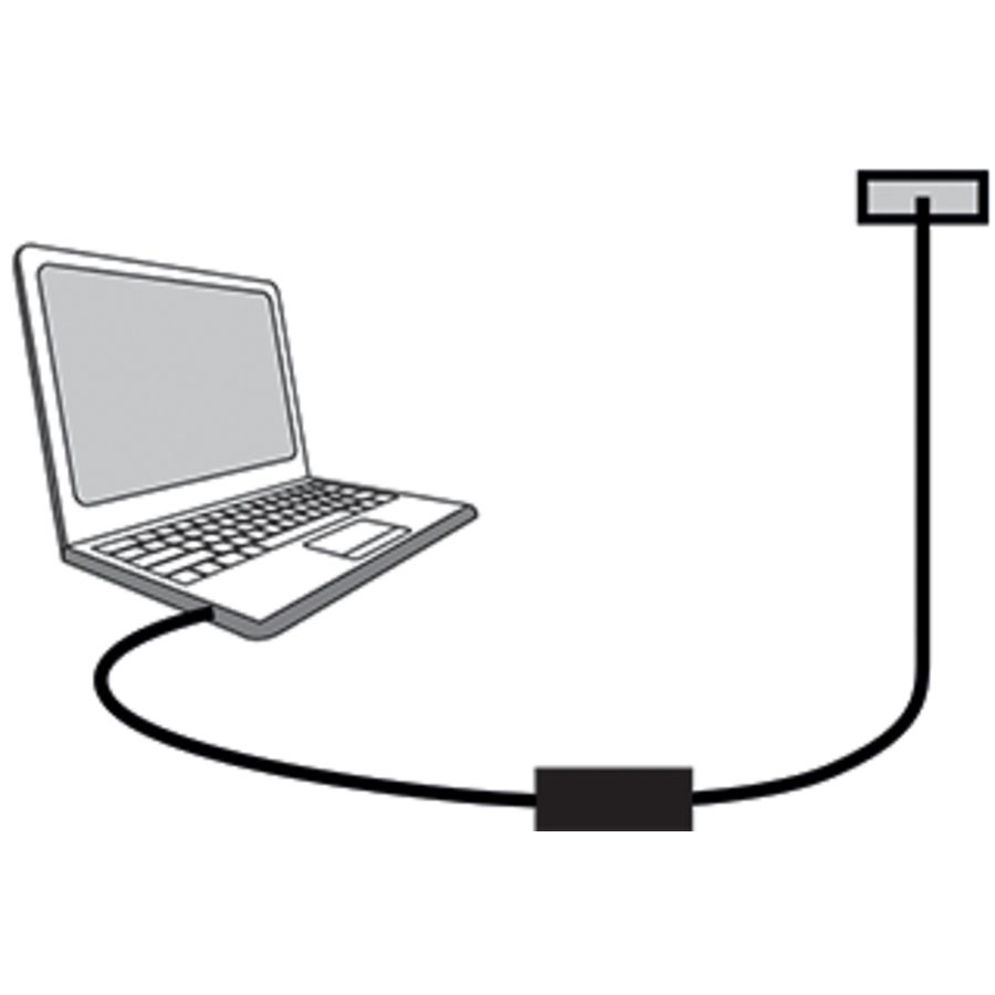 PC-kabel voor de configuratie