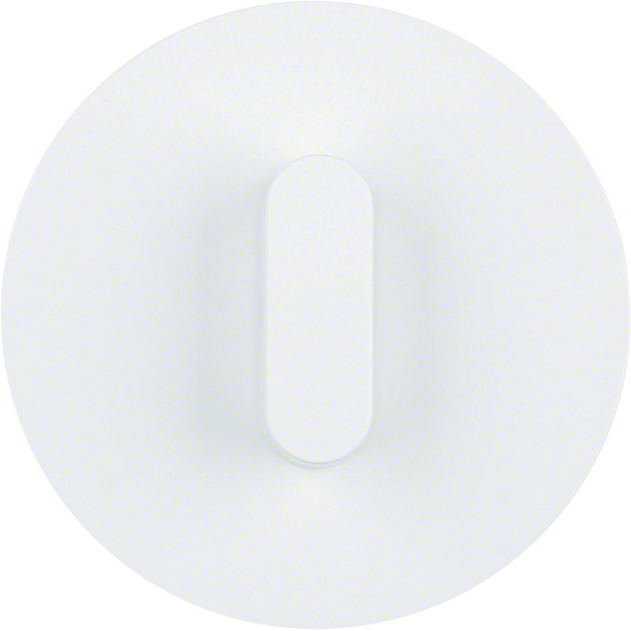 Afdekplaat+knevel Serie R.classic kunststof polarwit