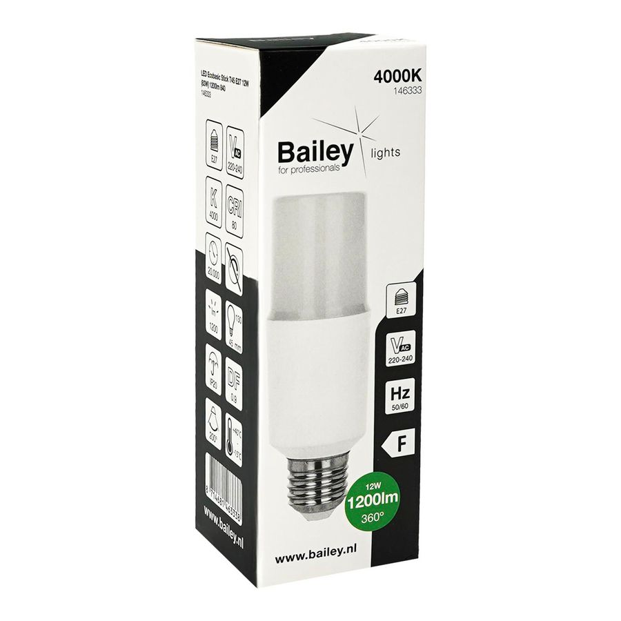 LED-lamp Compact Ecobasic T45 E27 12W 83W 1200lm 840