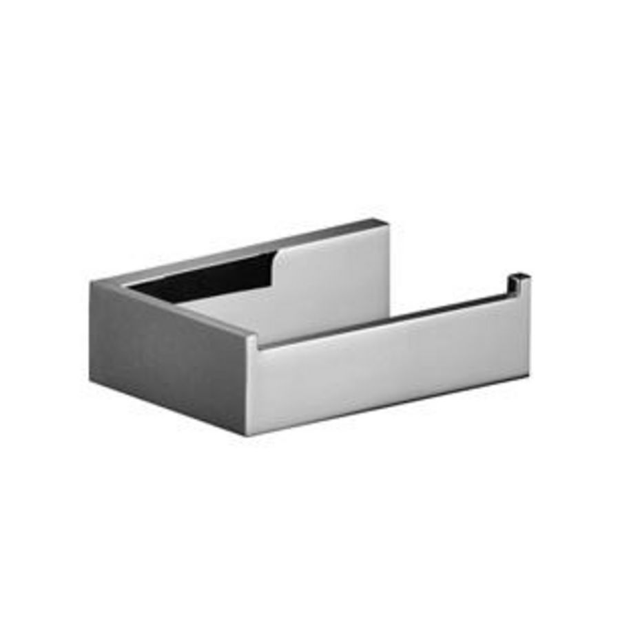 Closetrolhouder z.klep Dark Chrome 83500780-19