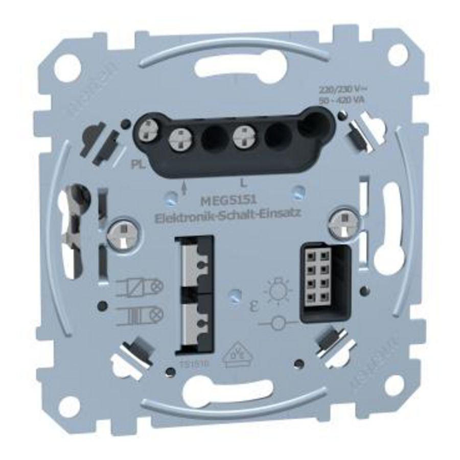 sokkel elektronische schakelaar obv MOSFET- 1- voudig 1 p