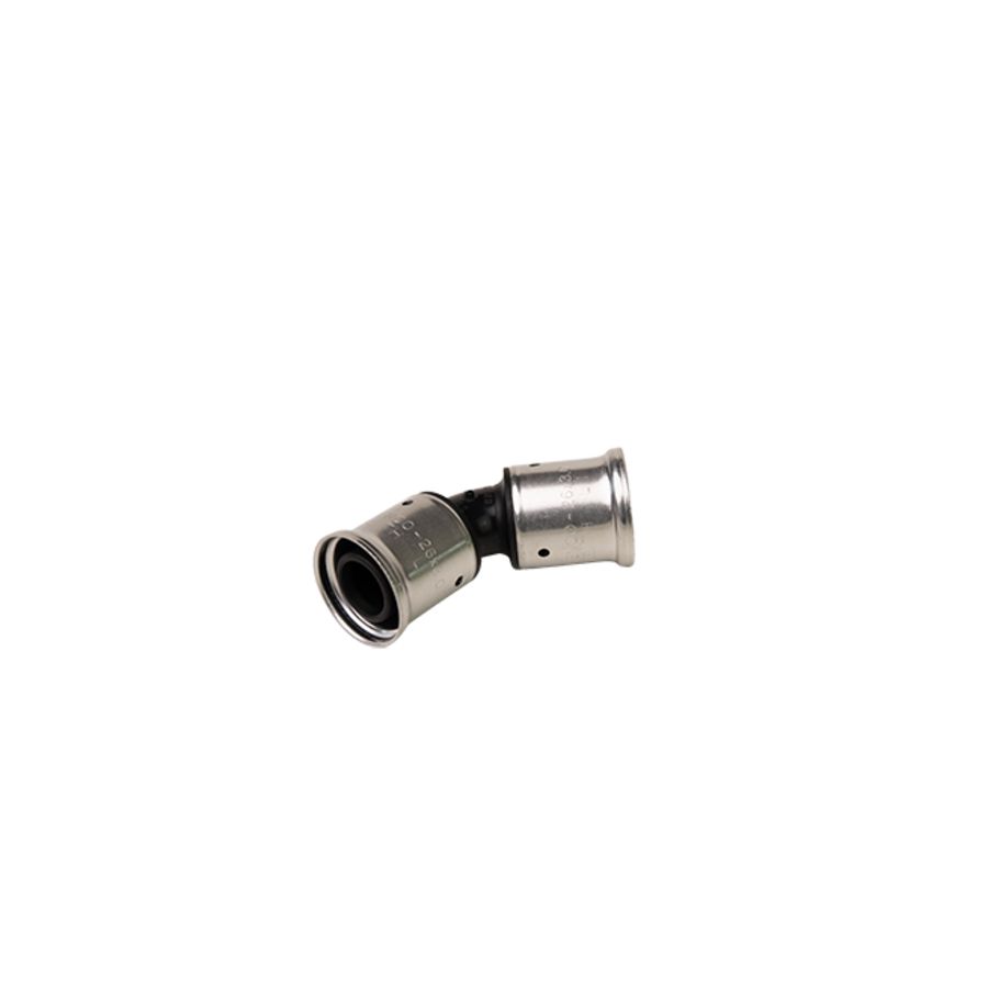 Kniekoppeling persaansluiting 45° 27PK 32x32mm kunststof