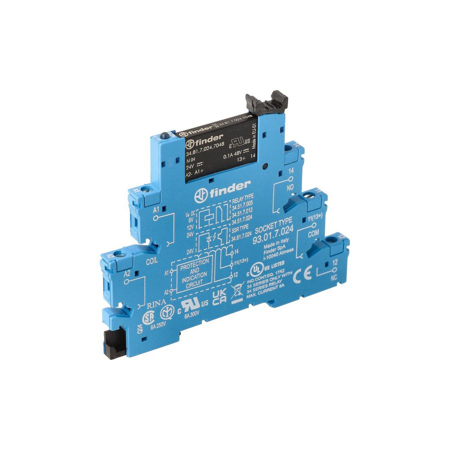 Interfacerelais 1 maakcontact 0,1A 24V DC Solid State Relais