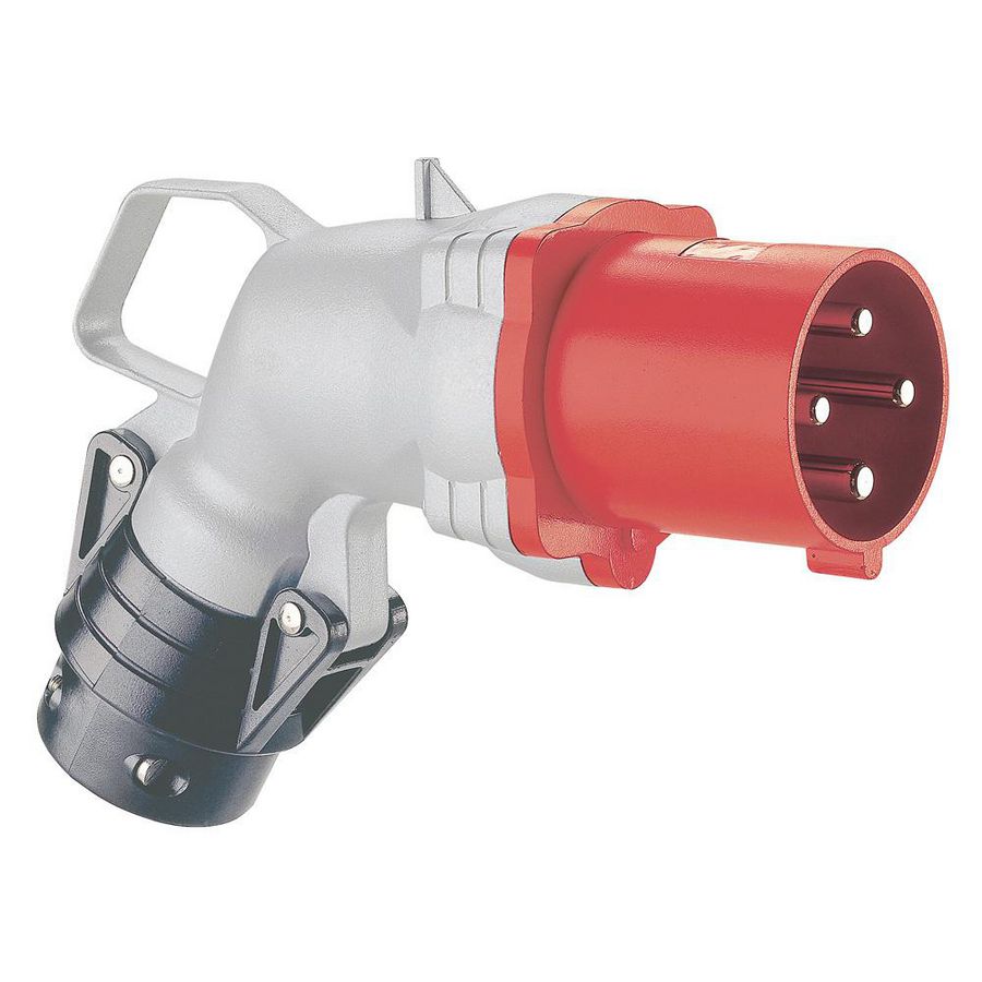 Hoek contactstop 400V 63A 4-polig IP44 metaal Hypra