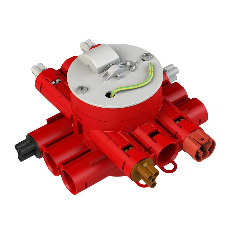 Stekerbare centraaldoos CW75-EV1-brandwerend