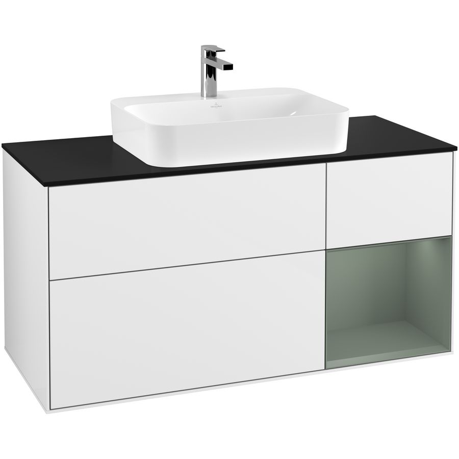 Wastafelonderkast Finion 1200x603x501mm G.White.L G422GMGF