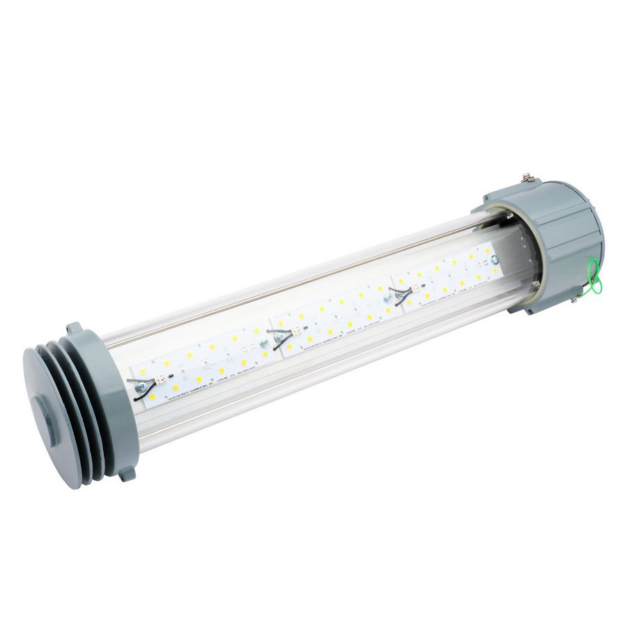 ATEX Buisverlichting LED zone 1/21 220-240V 55W 9100lm 2xM20