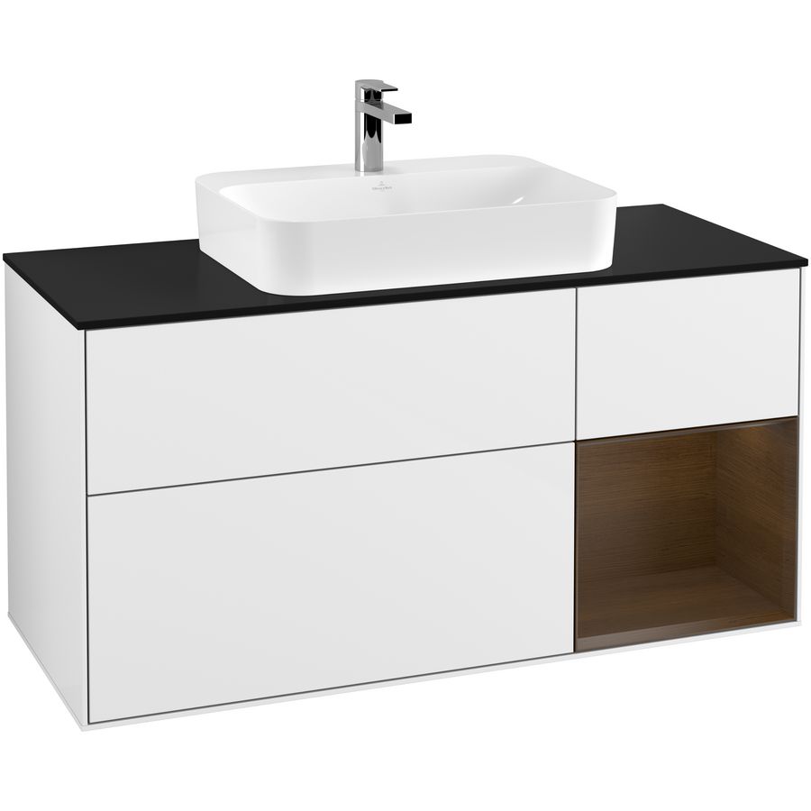 Wastafelonderkast Finion 1200x603x501mm G.White.L G422GNGF