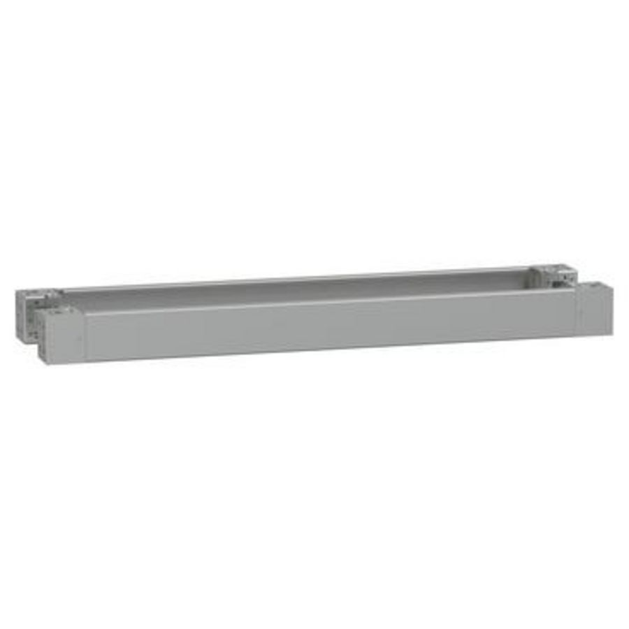 Sokkel voor frontpaneel 1200x100mm RVS 316L Spacial