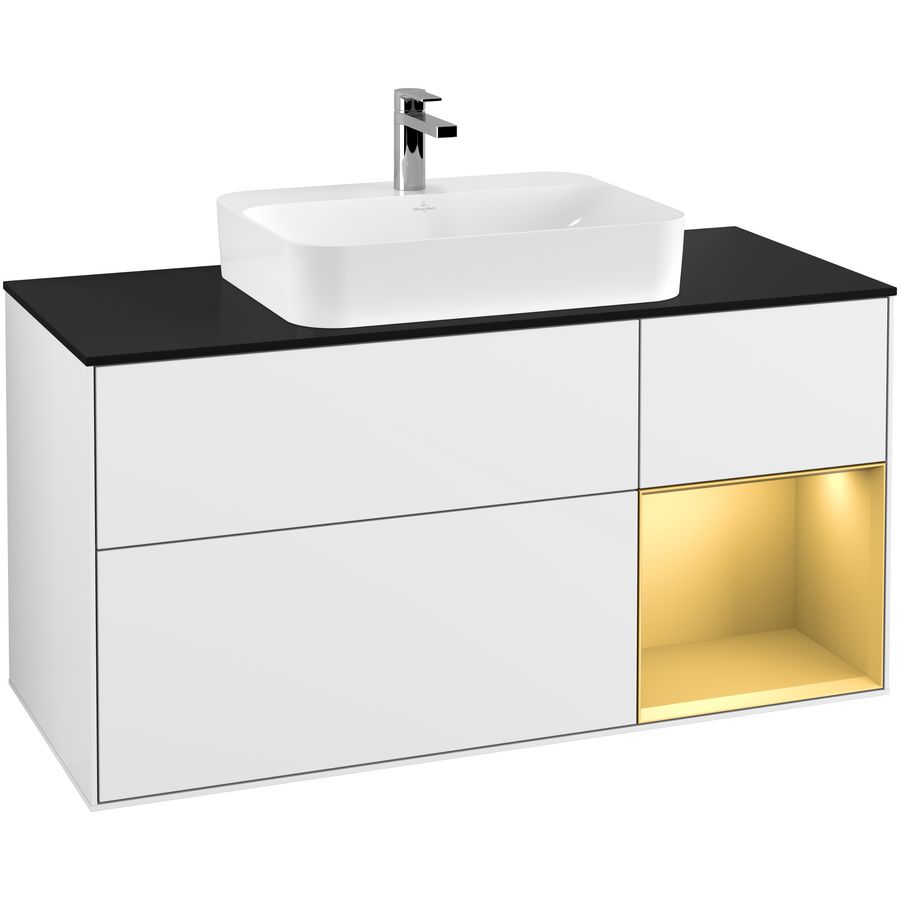 Wastafelonderkast Finion 1200x603x501mm G.White.L G422HFGF