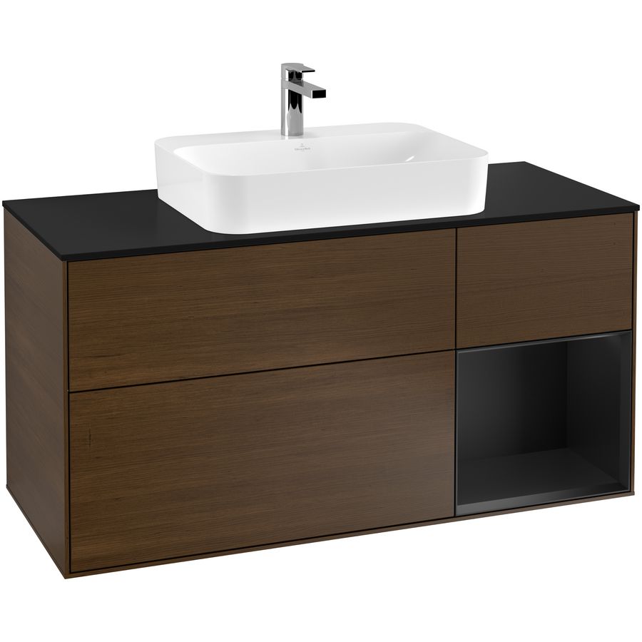 Wastafelonderkast Finion 1200x603x501mm W.Veneer G422PDGN