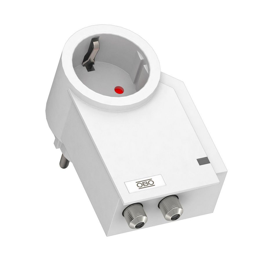 FineController inclusief SAT-beveiliging 230V puur wit
