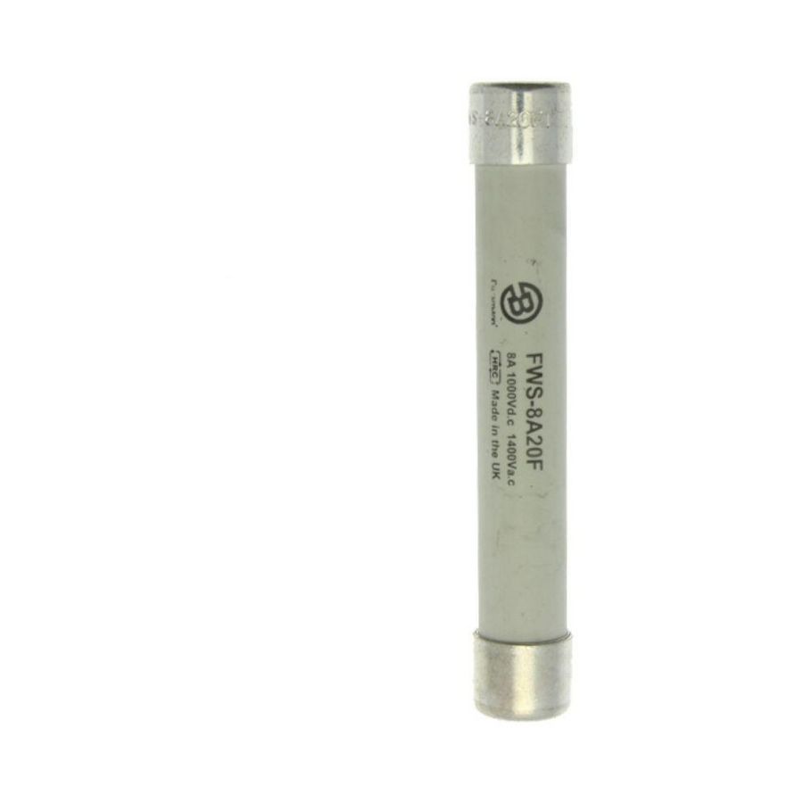 Zekering h. snelheid 8A AC 2100V DC 1000V 50kA 20x127 VVE=10