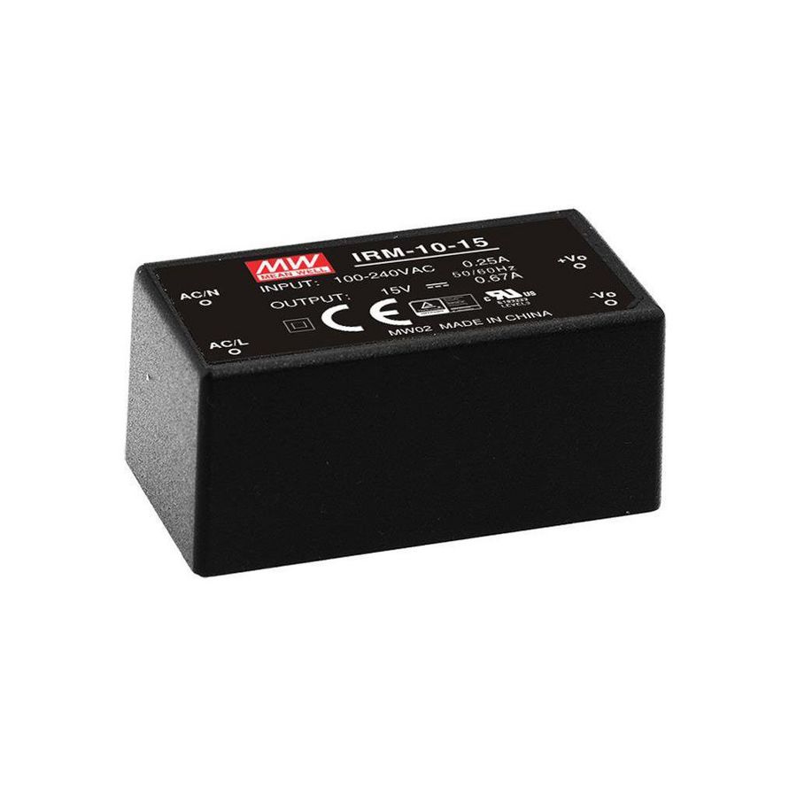 AC-DC ingekapseld Mini PSU PCB mount style 10W 24V