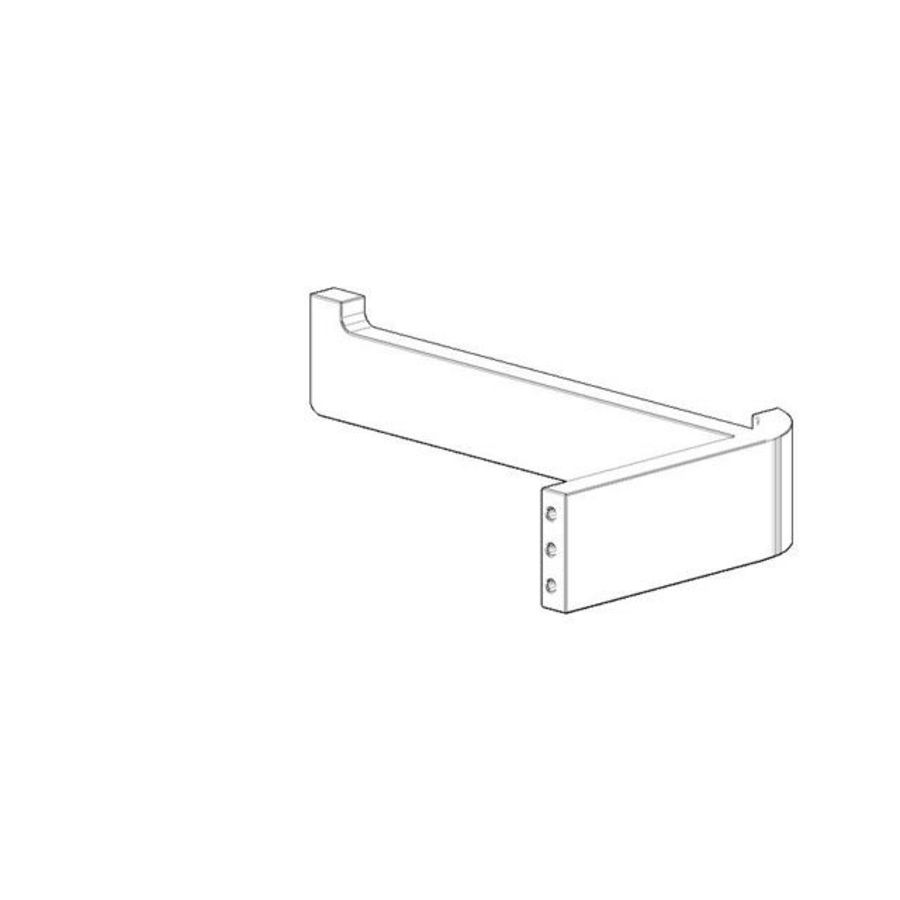Houder voor toiletrolhouder 143x25x77mm chr