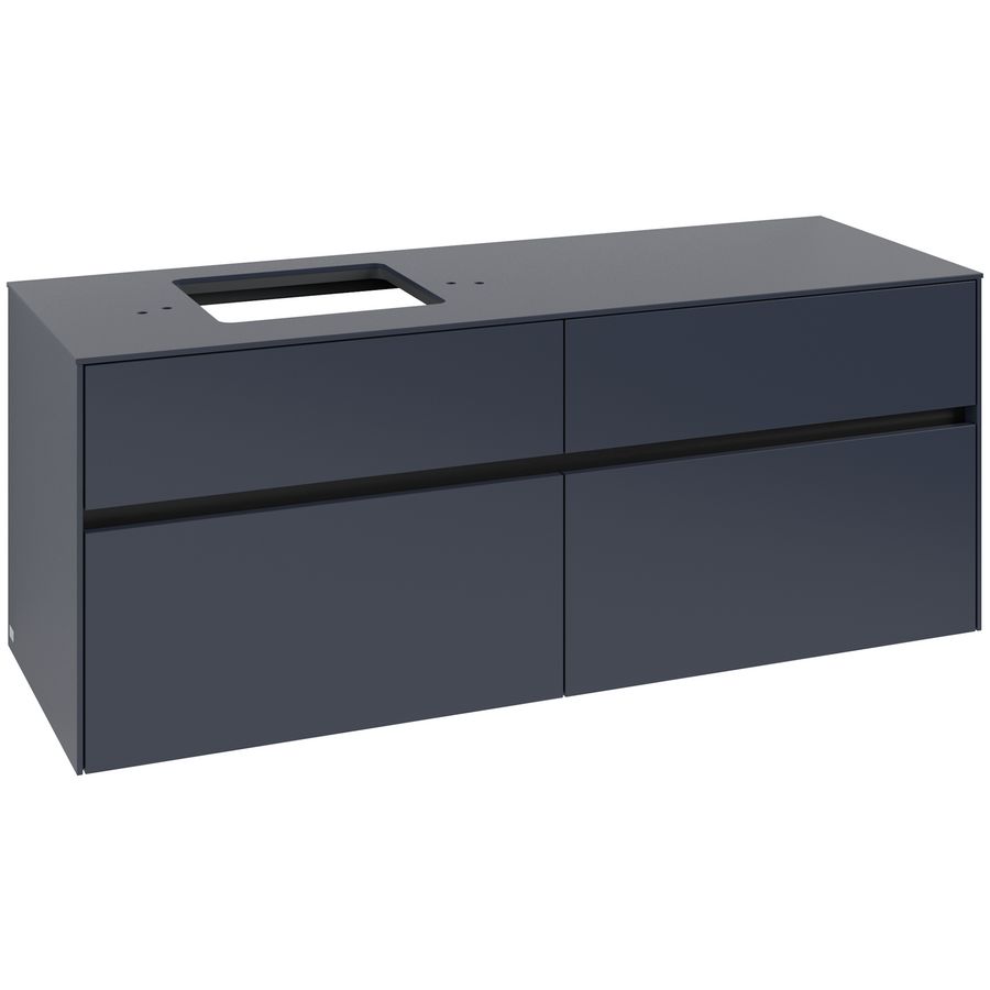 Wastafelonderkast Collaro 1400x548x500mm Marine Blue C132B0VQ