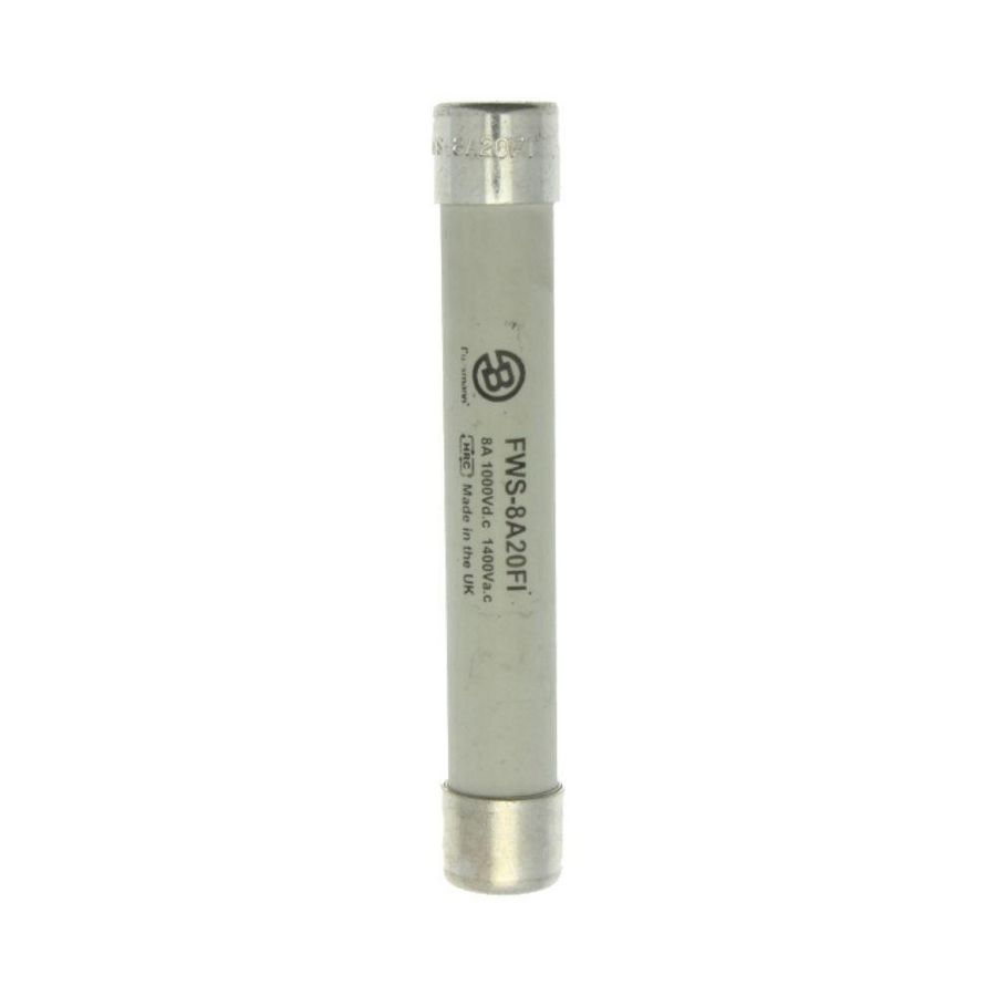 Zekering h. snelheid 8A AC 2100V DC 1000V 50kA 20x127 VVE=10