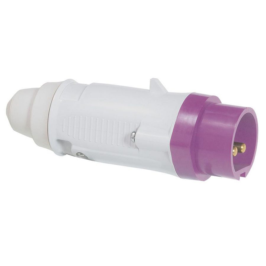 Stekker recht 24V 16A 2-polig IP44 P17 Tempra