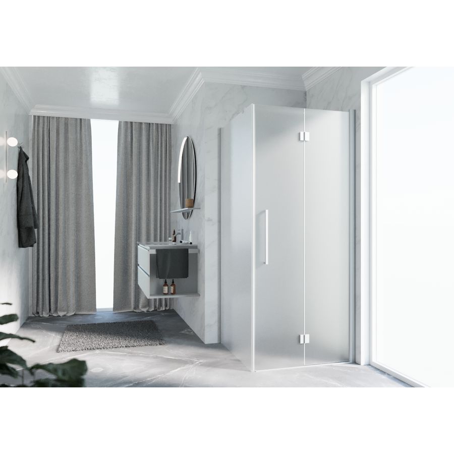 Deel links Y22GS hoekinstap 1010-1030x2000mm matchroom satin