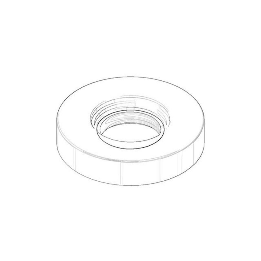 Rozet 45x9mm Mat Wit 092789106-10