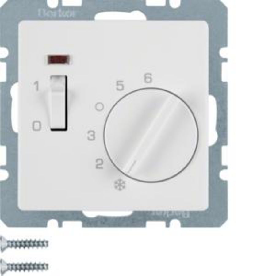 Thermostaat 24V verbreekcontact berker Q.1/Q.3/Q.7 polarwit