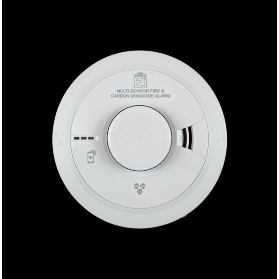 Brandmelder Multi-sensormelder rook-hitte -CO 230V AudioLINK backkup batterij 10-jaars lithium