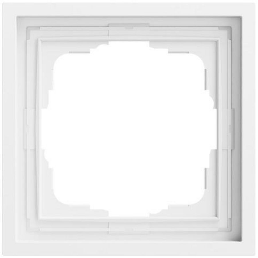 Afdekraam 1-voudig Gira F300 zuiver wit m(gel.)