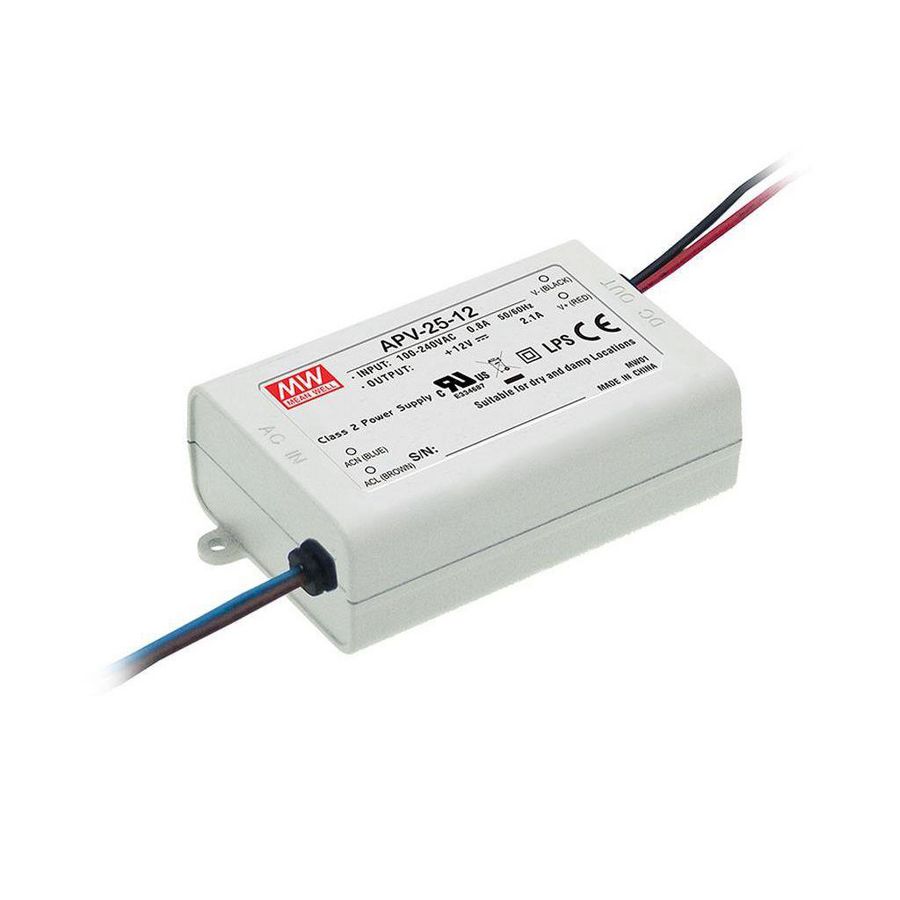 AC-DC enkele output LED driver CV 25W 12V