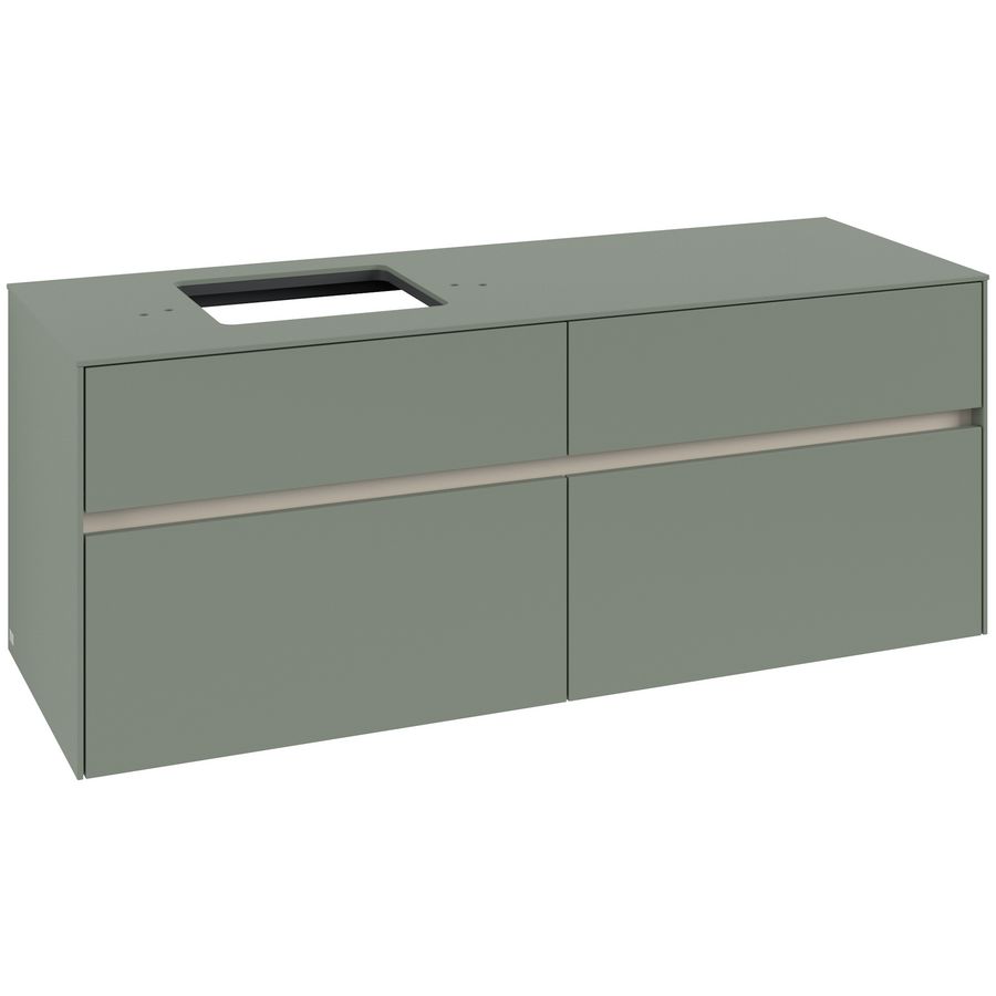 Wastafelonderkast Collaro 1400x548x500mm Soft Green C132B0AF