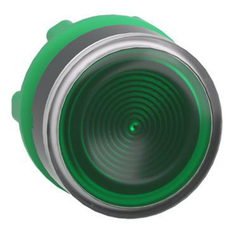 Kop drukknop Verlicht Verz. Terugv. BA9S 22mm Groe