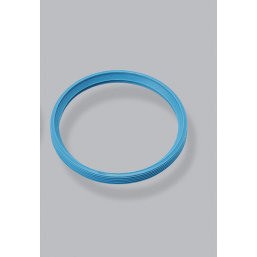 Siliconen lippenring 130mm blauw