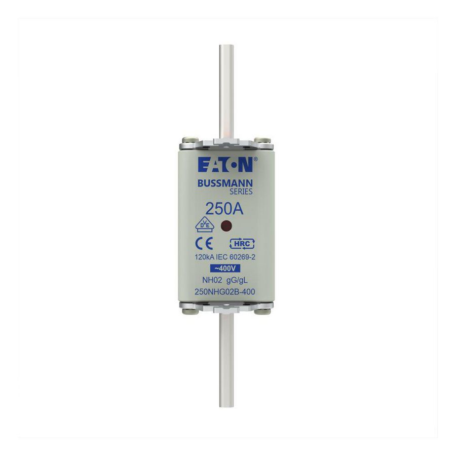 Zekering laagsp. 250A AC 400V NH02 gL/gG dubbele mel VVE=3
