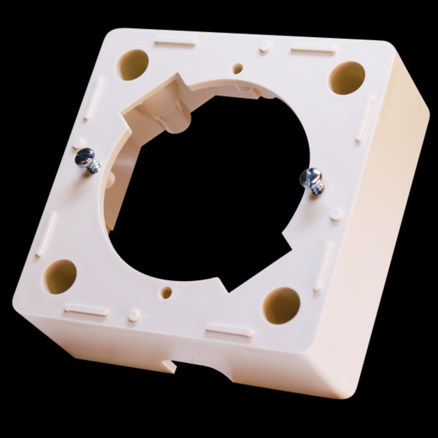 Opbouwrand voor Astro contactdozen wit