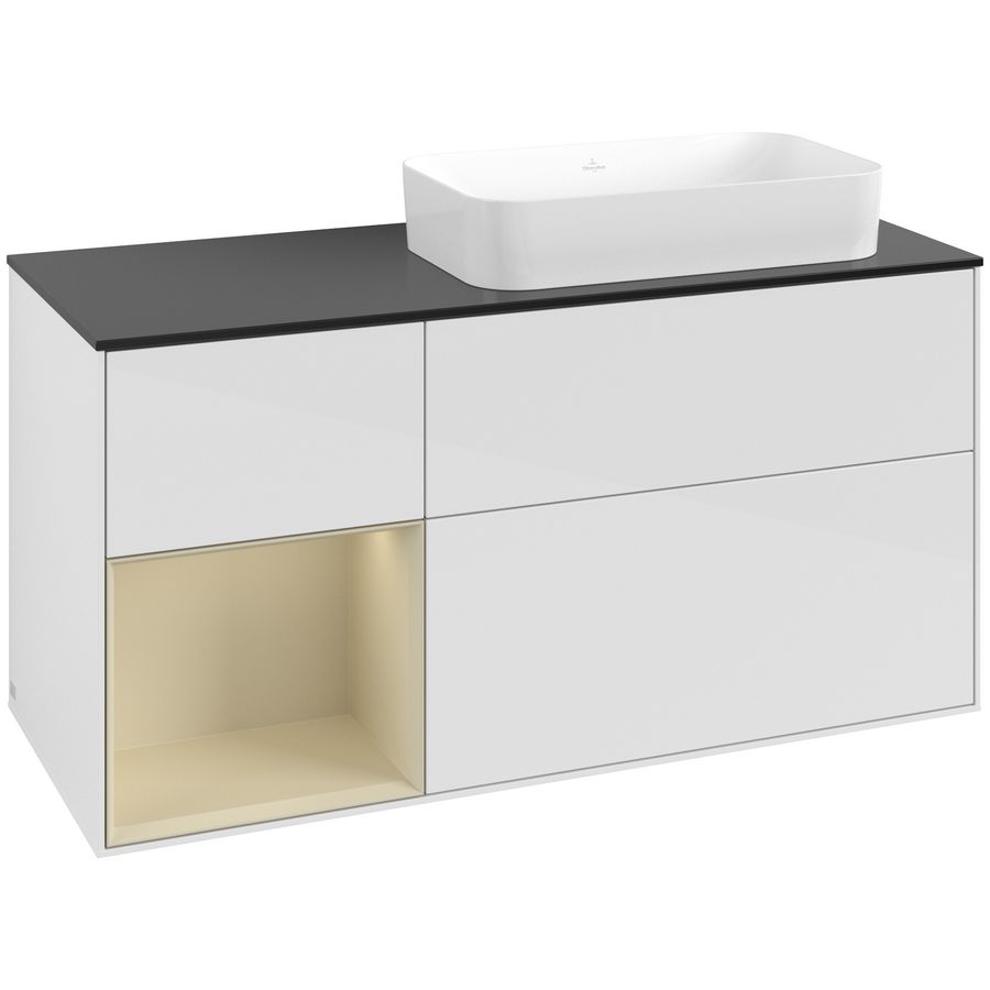 Wastafelonderkast Finion 1200x603x501mm G.White.L G682HJGF