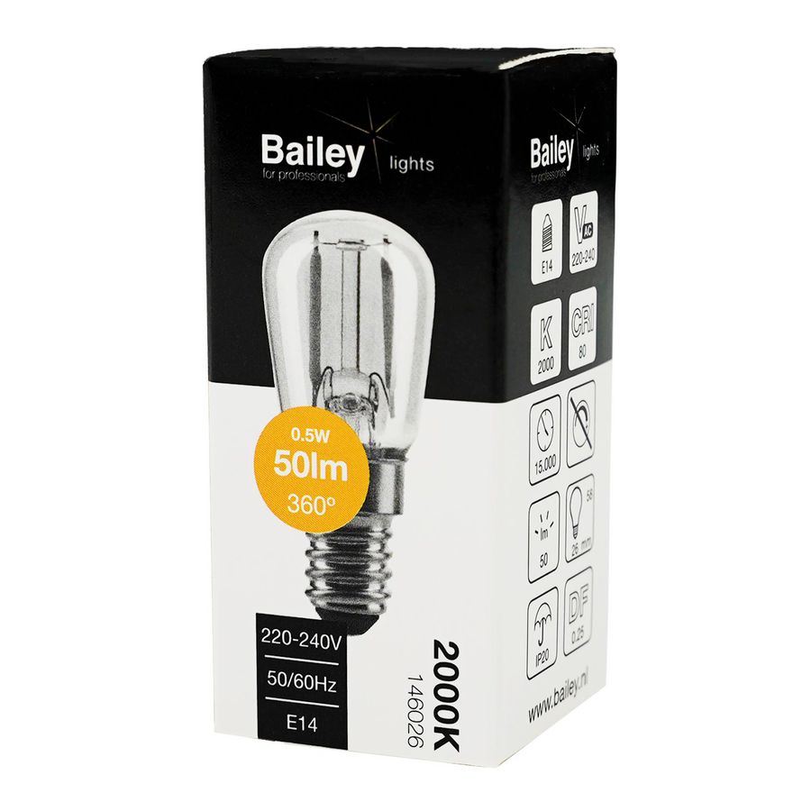 LED-lamp P26x58 FIL E14 0.5W (6W) 50lm 820 Gold
