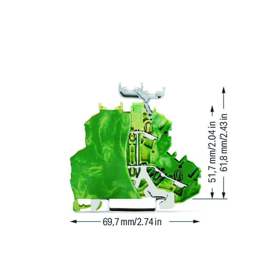 2etageklem 4-dr.aardklem afsl.plaat 2002-2237/099-000 VVE=50