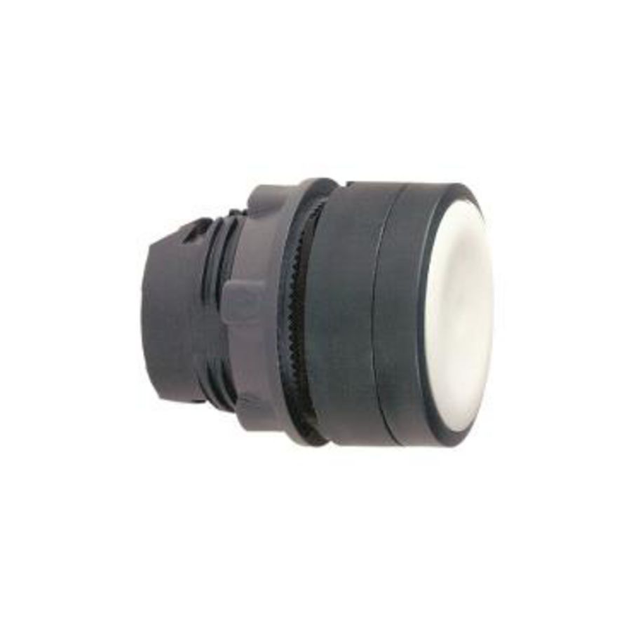 Kop drukknop Verzonken Terugvering Ø22mm Wit Harmony XB5