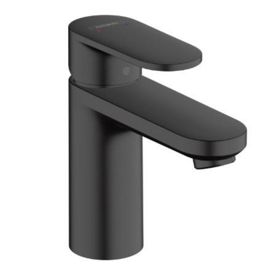 Vernis Blend wastafelkraan 100 brass mat zwart