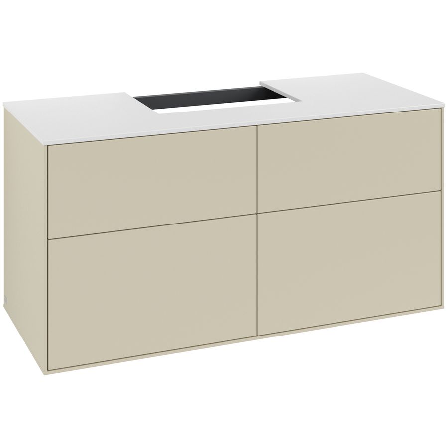 Wastafelonderkast Finion 1200x603x501mm S.Grey Matt Lacquer F13100HJ