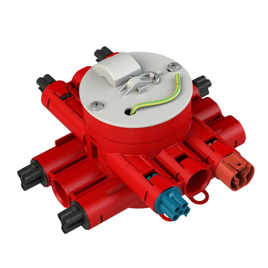 Stekerbare centraaldoos CW75-DE5-brandwerend