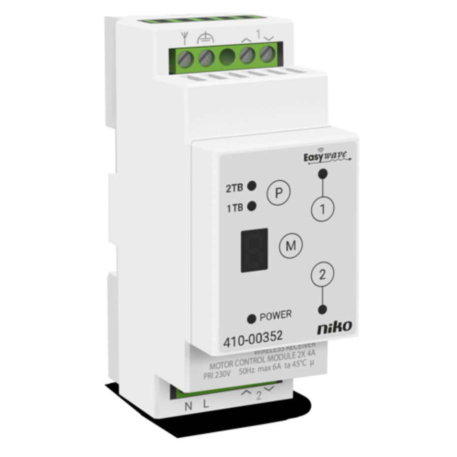 Draadloze 2-kanaalsontvanger motorsturing