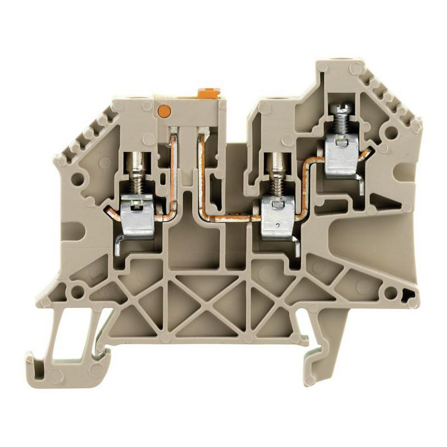 Scheidingsklem d.beige 4mm² 27A 5 1905110000 VVE=50