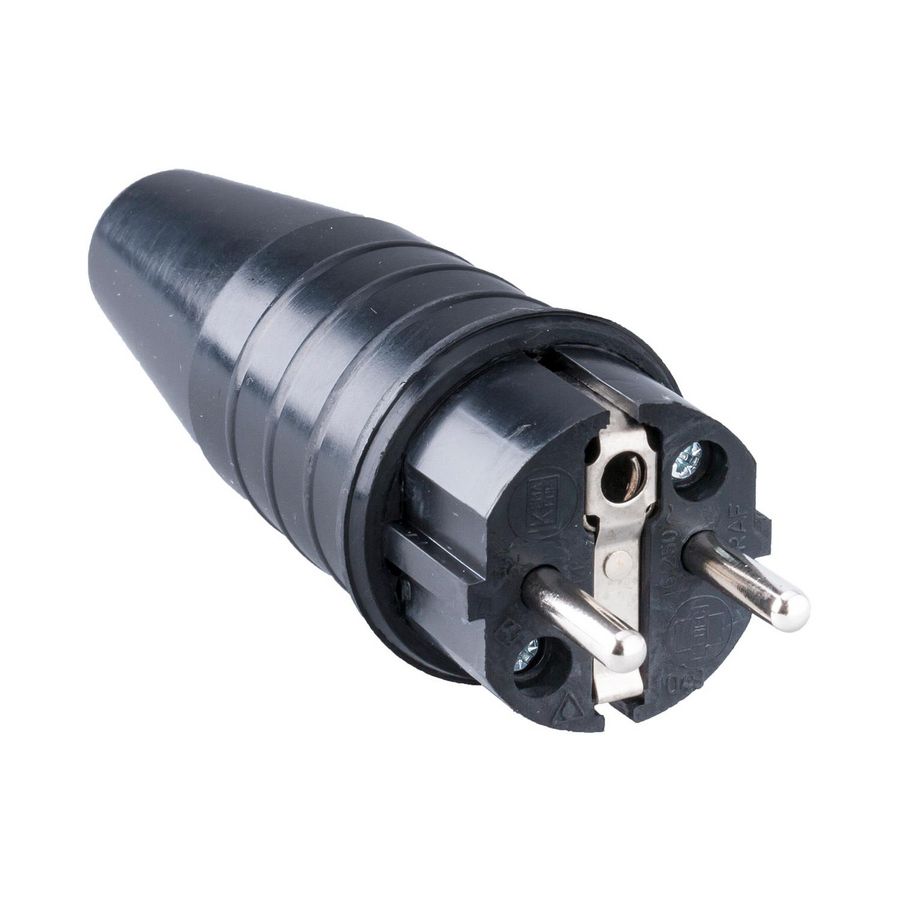 Volrubber contactstop 16A 250V bus/randaarde VVE=10