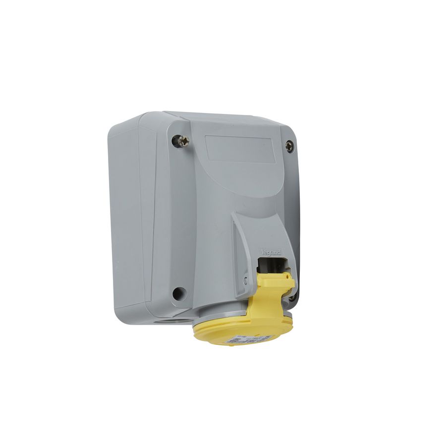 Opbouw wandcontactdoos 110V 16A 3-polig IP44 P17